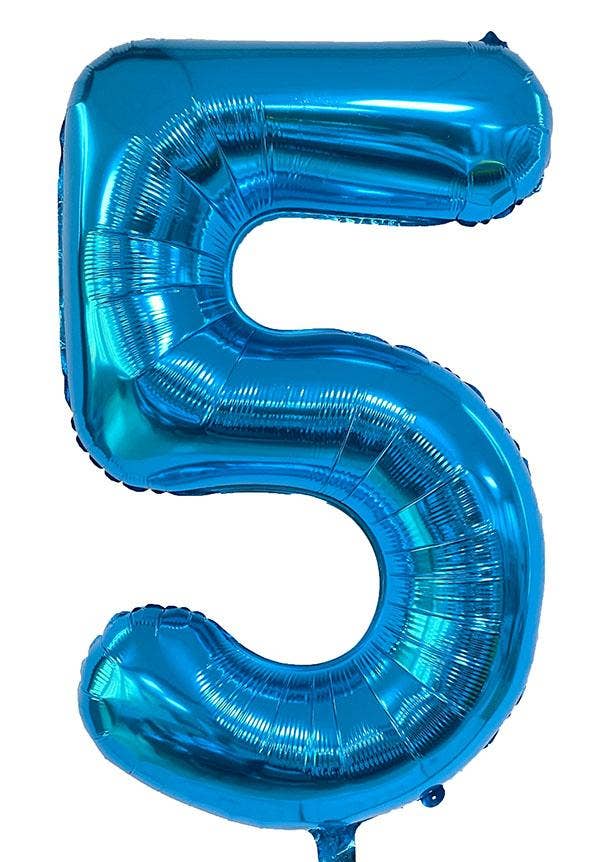 34 Inch Blue Number 5