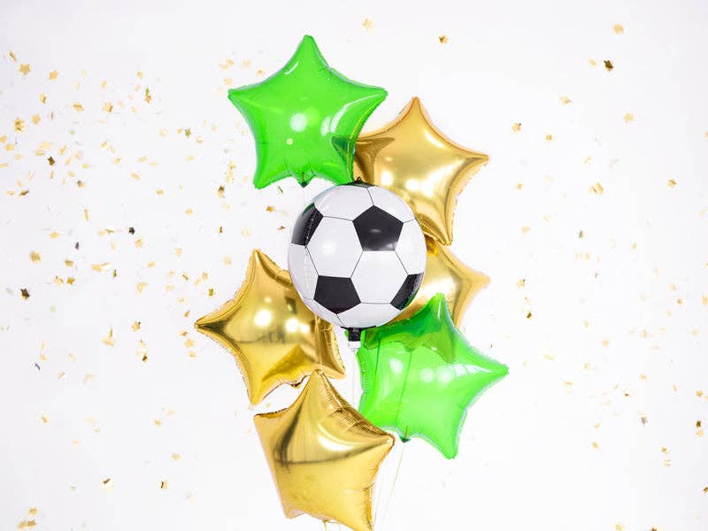 Soccer Ball Sphere Foil Balloon 16 in