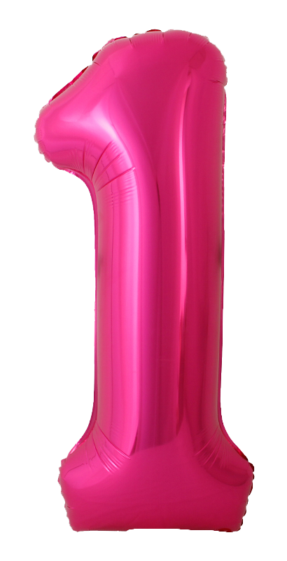34 Inch Pink Number 1