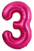 34 Inch Pink Number 3