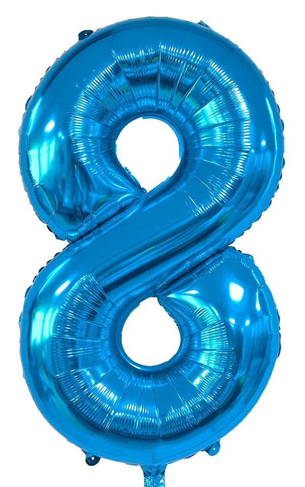 34 Inch Blue Number 8