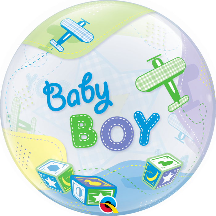Baby Boy Bubble 22"
