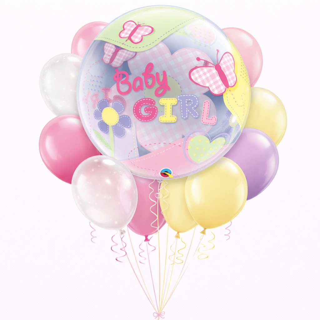 Baby Girl Bubble 22"