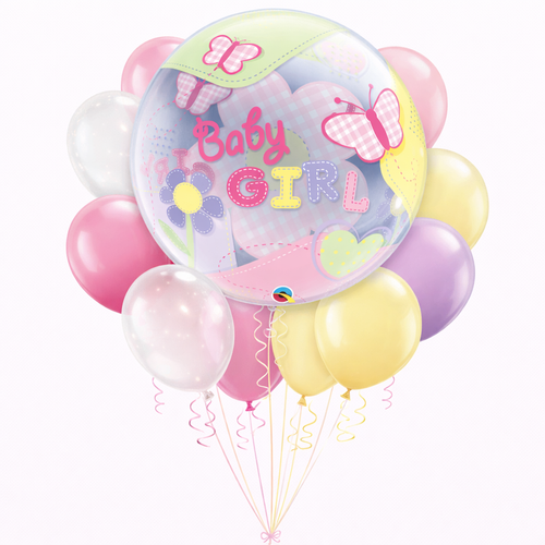 Baby Girl Bubble 22"