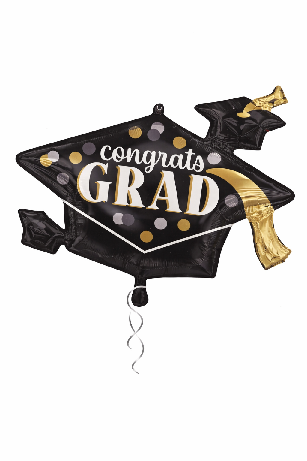 Oversized Congrats GRAD Cap balloon- 35 in.