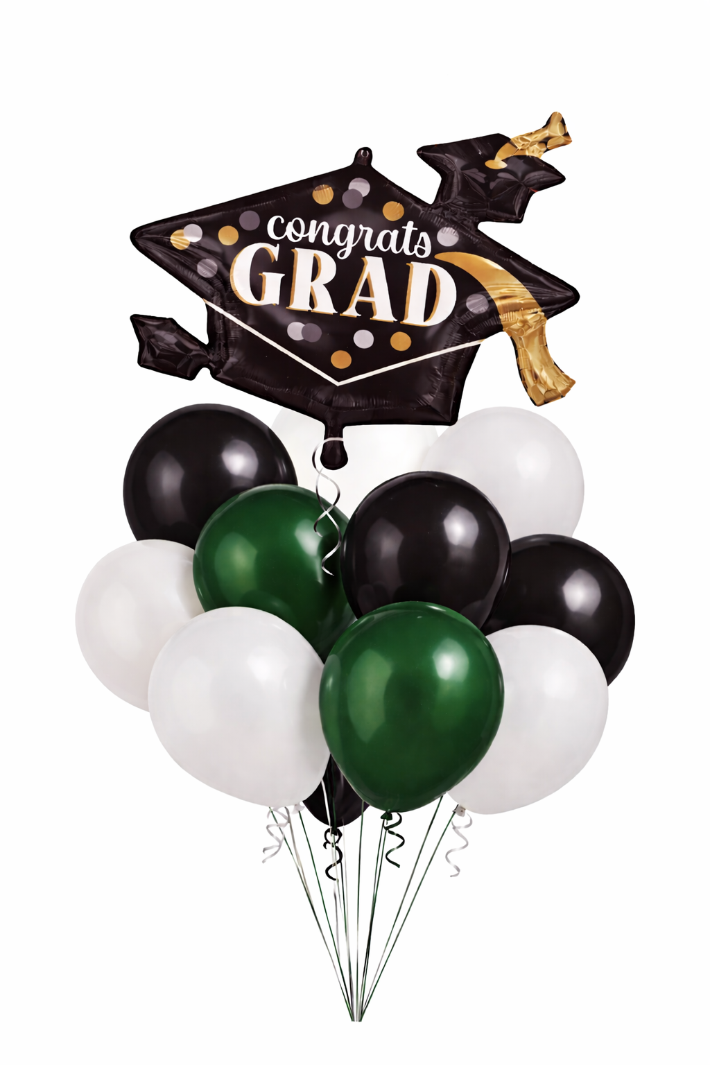 Oversized Congrats GRAD Cap balloon- 35 in.