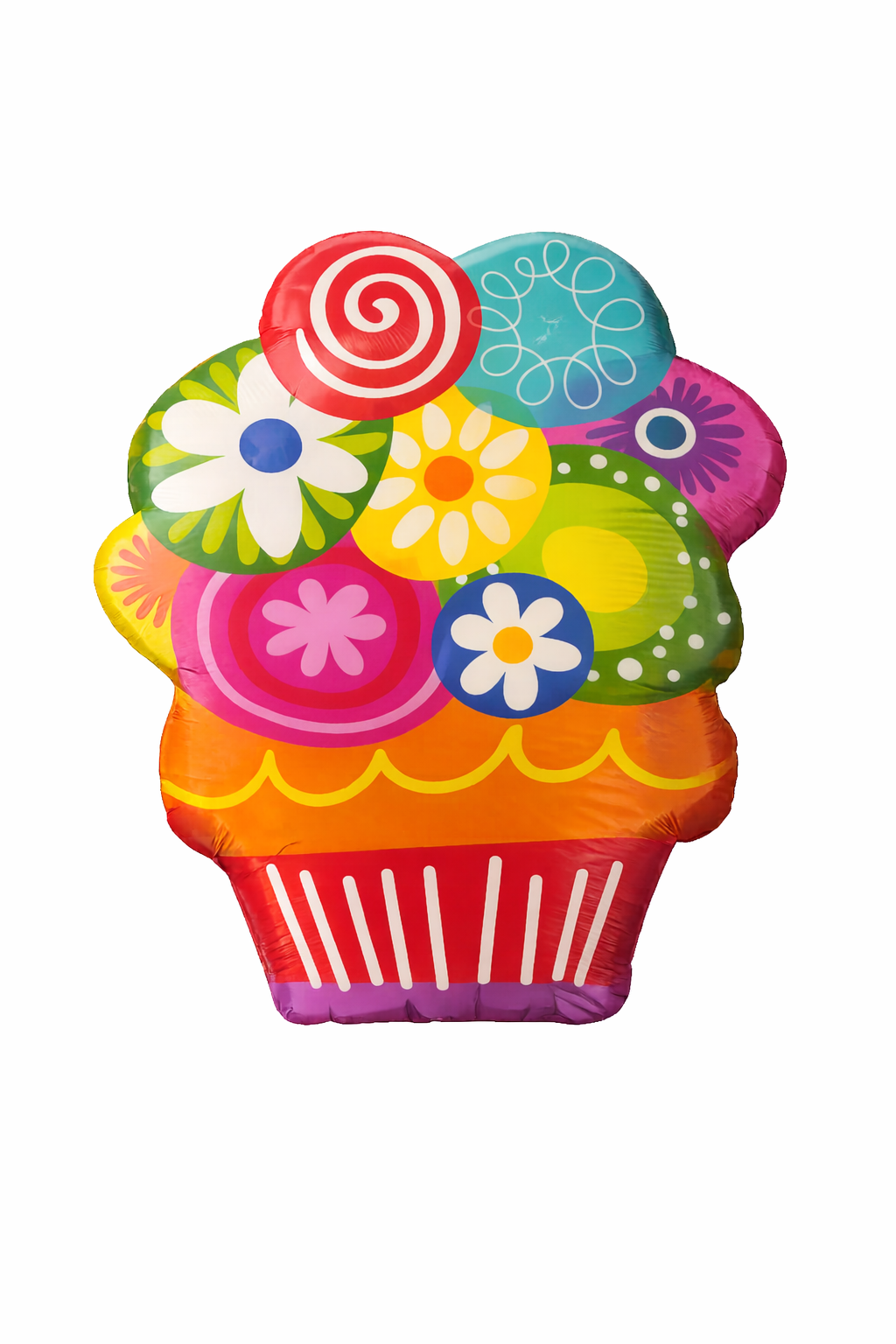 Flower Cupcake Balloon 34 inch
