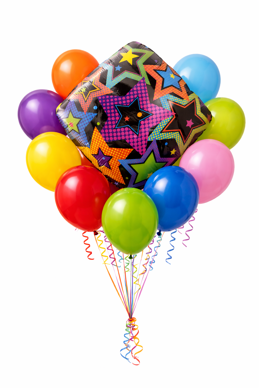 Retro Star Balloon 18 in