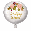 Wedding Wishes Shower Balloon 18in