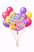 Friendship Bracelet Birthday Balloon 18 in