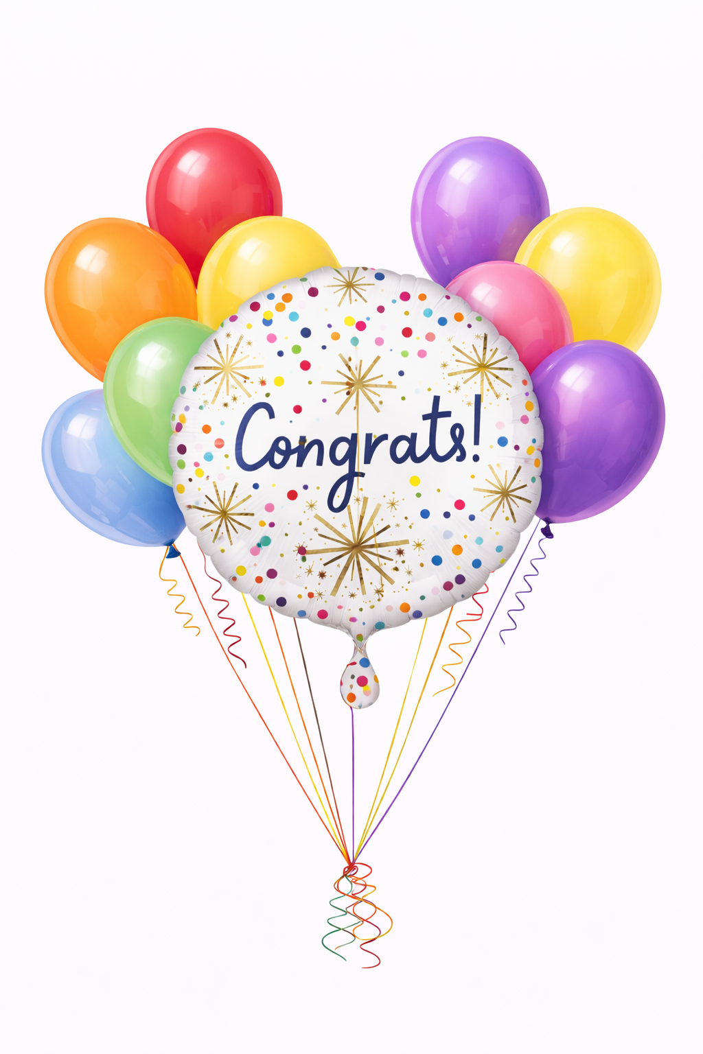 Congrats Dots Balloon 18 in.