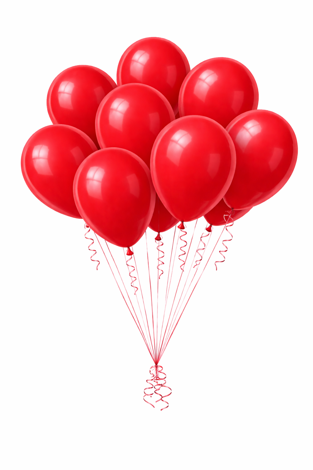 Red Latex Balloon Bundle 12 in, 10 ct