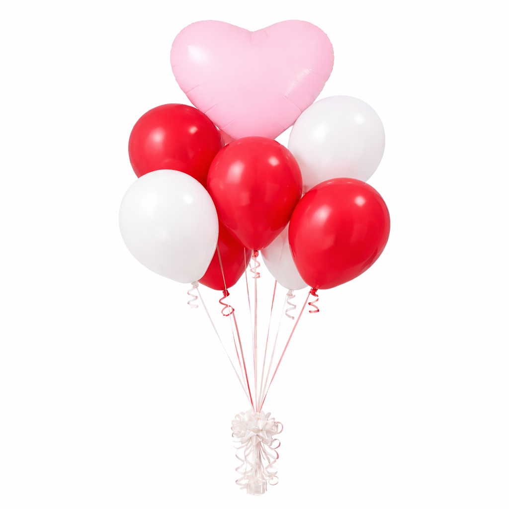 Solid Heart Shaped Foil Balloon Light Pink  - 18 in.