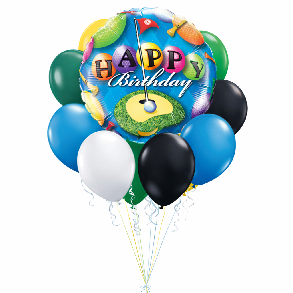 Golf Happy Birthday 18"