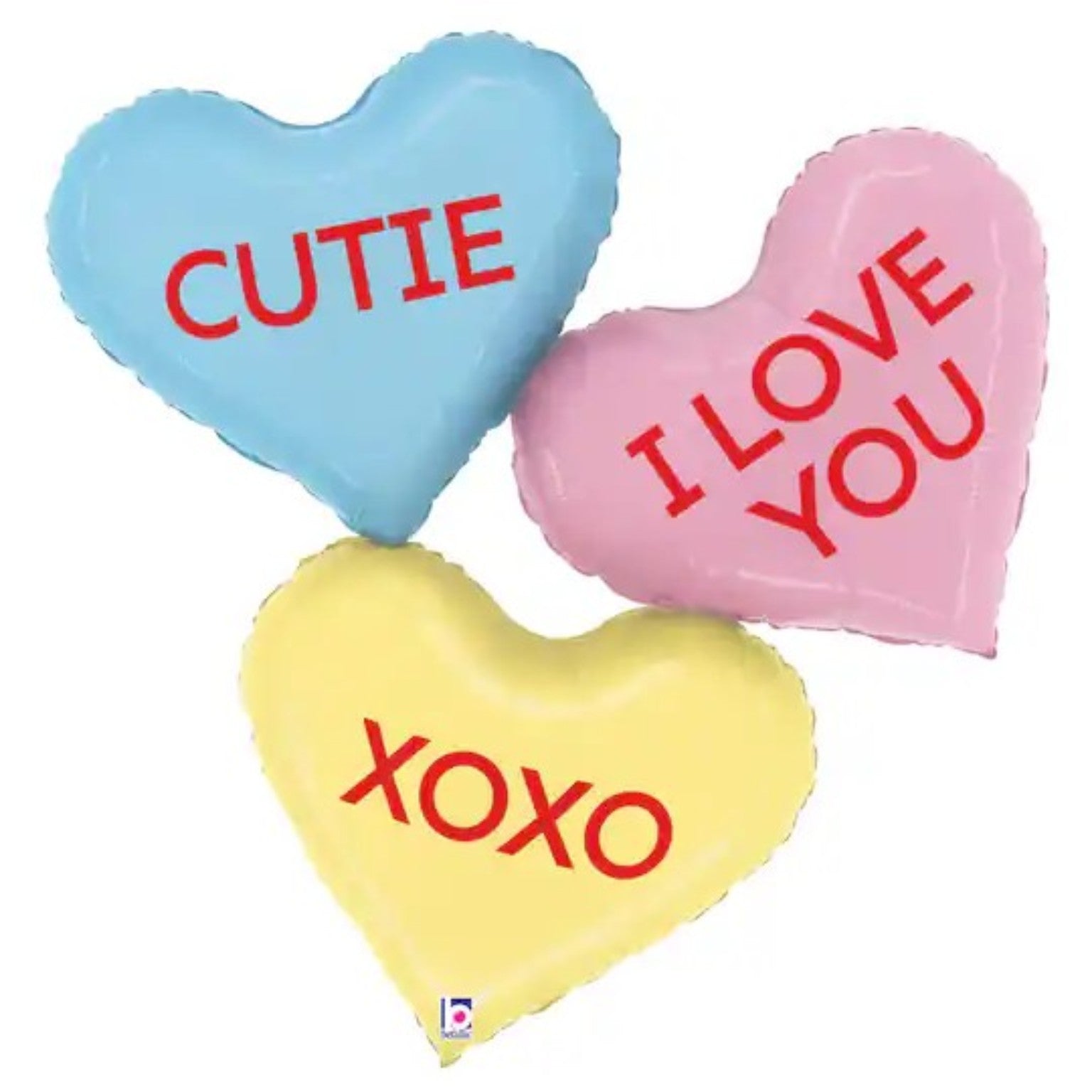 Giant Conversation Hearts Balloon 37"