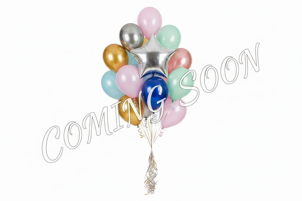 Add hot pink balloons to current bundle