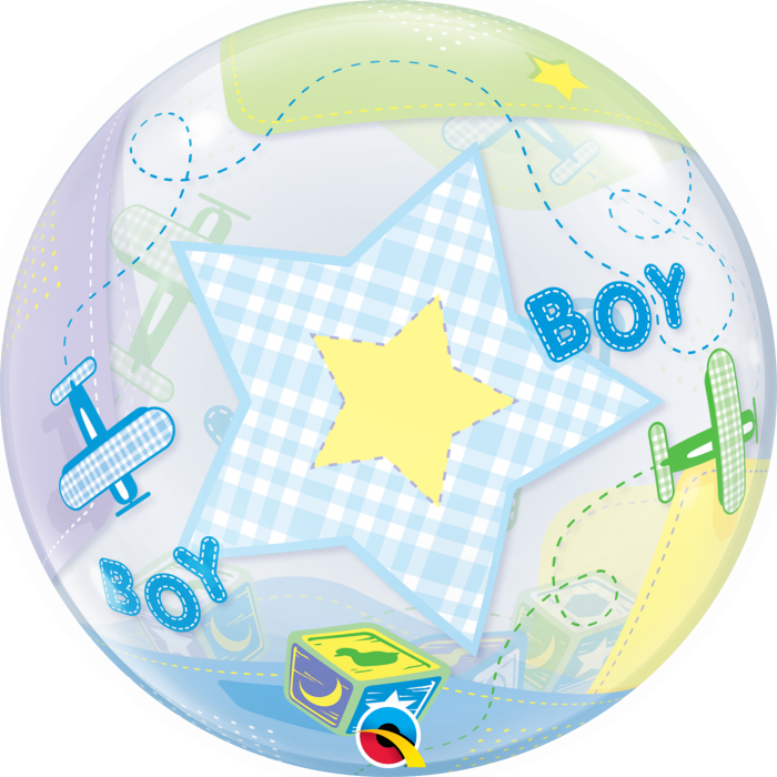 Baby Boy Bubble 22"