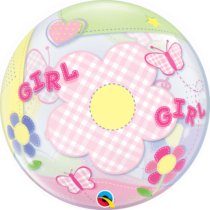 Baby Girl Bubble 22"