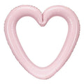 Pink Heart Frame Foil Balloon 29 in.
