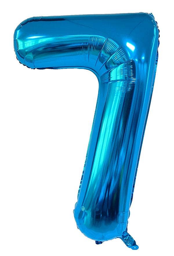 34 Inch Blue Number 7