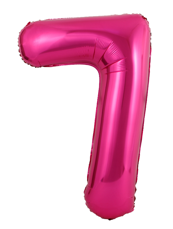 34 Inch Pink Number 7