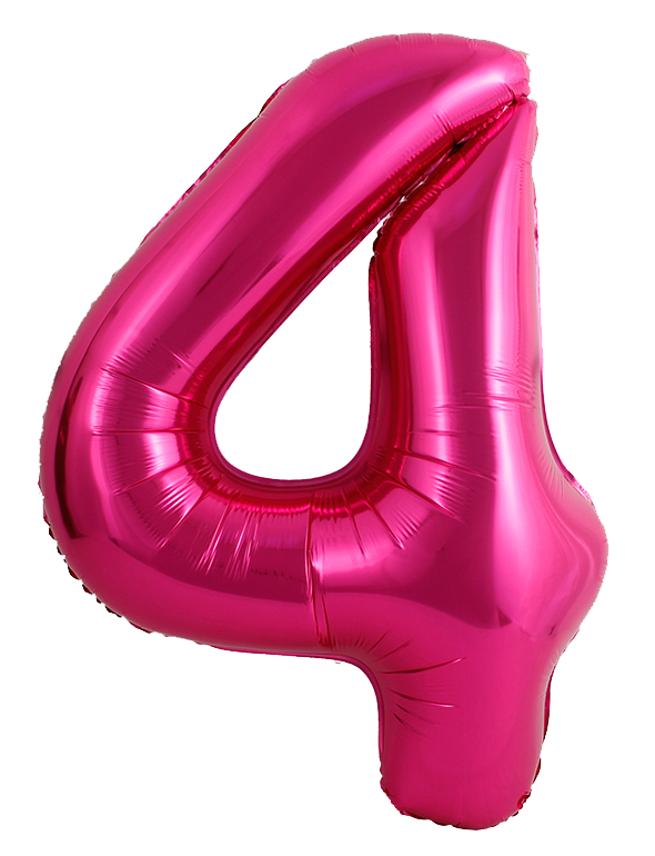 34 Inch Pink Number 4